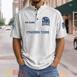 Straubing Tigers - Stehkragen-Polo Neue Version mit Ihrem Namen