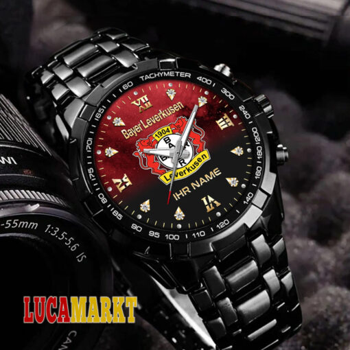 Bayer 04 Leverkusen – Aurora Uhr Neue Edition mit Ihrem Namen Bayer 04 Leverkusen – Aurora Uhr Neue Edition mit Ihrem Namen