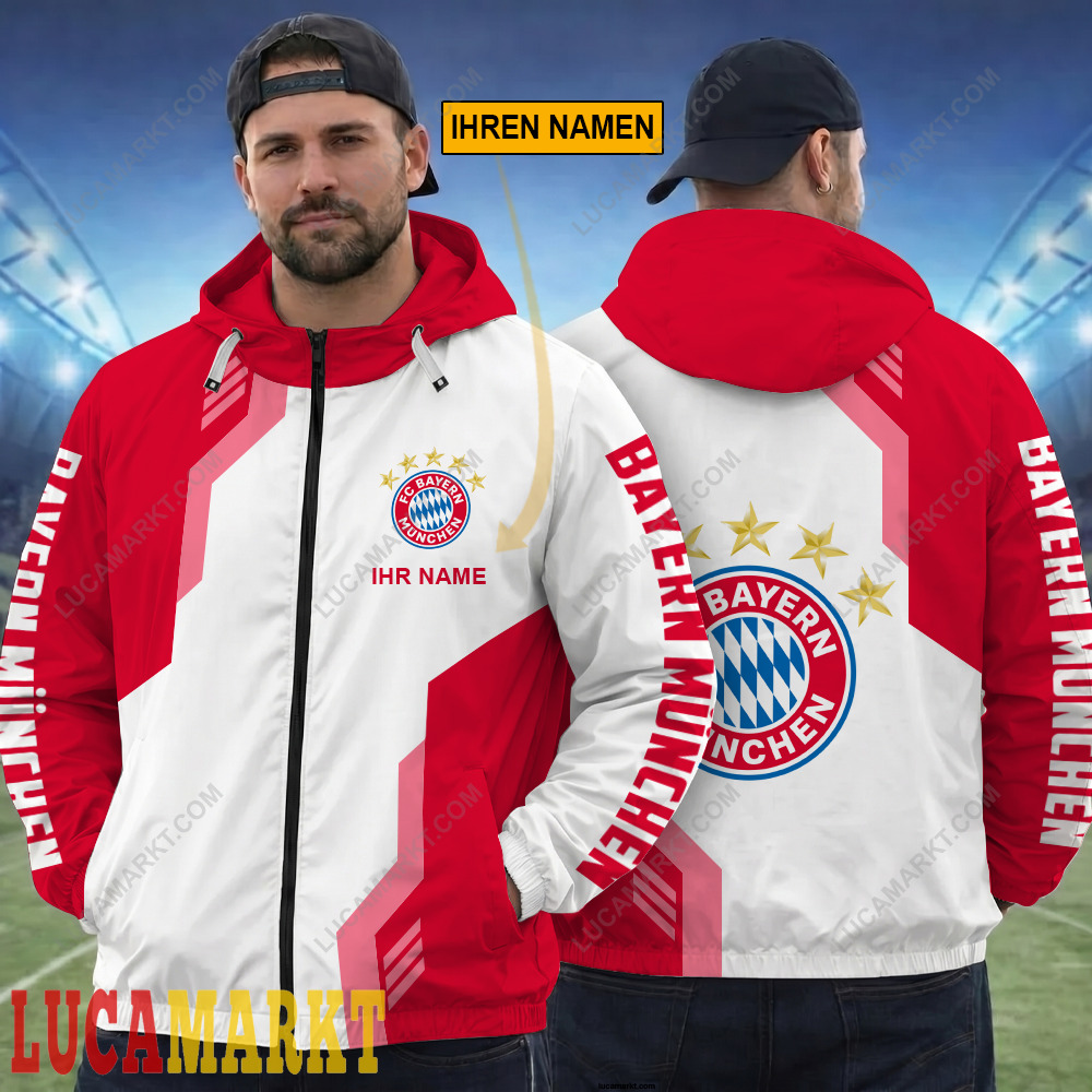 Bayern München – FlexZip Hoodie Sonderausgabe mit Ihrem Namen Bayern München – FlexZip Hoodie Sonderausgabe mit Ihrem Namen