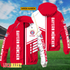 Bayern München - FlexZip Hoodie Neue Edition mit Ihrem Namen