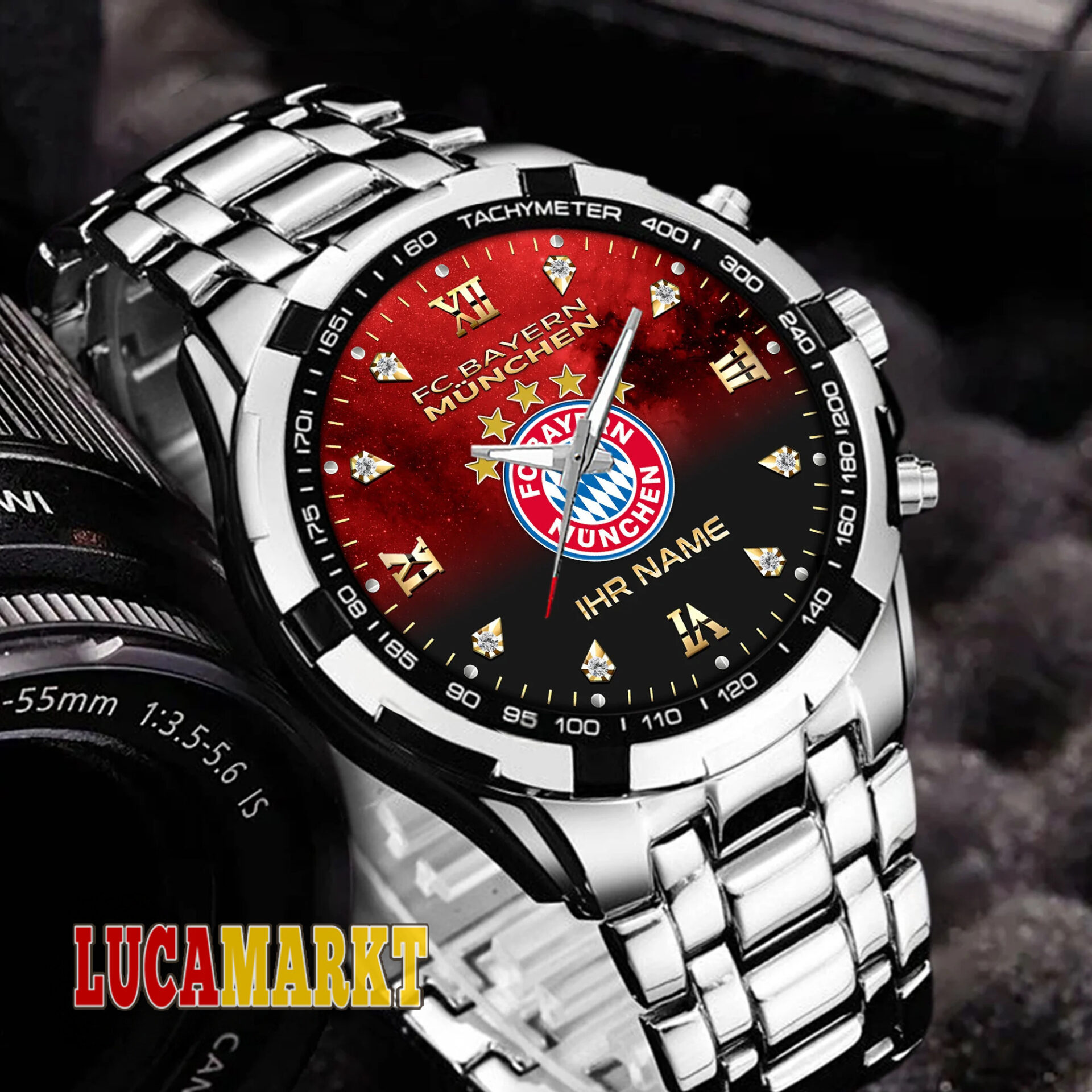Bayern München – Aurora Uhr Neue Edition mit Ihrem Namen Bayern München – Aurora Uhr Neue Edition mit Ihrem Namen