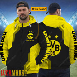 Borussia Dortmund - FlexZip Hoodie Sonderausgabe mit Ihrem Namen