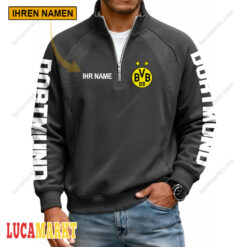 Borussia Dortmund - Pullover mit Reißverschluss Sonderausgabe mit Ihrem Namen