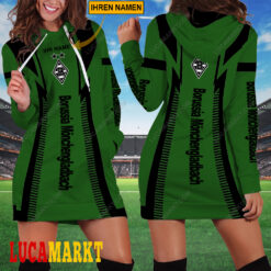 Borussia Mönchengladbach - Damenkleid mit Kapuze Sonderausgabe mit Ihrem Namen