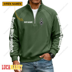 Borussia Mönchengladbach - Pullover mit Reißverschluss Sonderausgabe mit Ihrem Namen