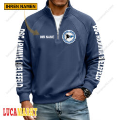 DSC Arminia Bielefeld - Pullover mit Reißverschluss Sonderausgabe mit Ihrem Namen