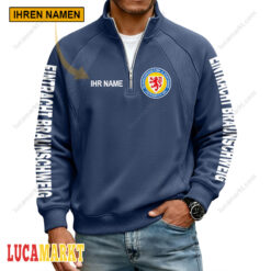 Eintracht Braunschweig - Pullover mit Reißverschluss Sonderausgabe mit Ihrem Namen