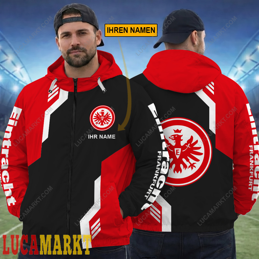 Eintracht Frankfurt – FlexZip Hoodie Sonderausgabe mit Ihrem Namen Eintracht Frankfurt – FlexZip Hoodie Sonderausgabe mit Ihrem Namen