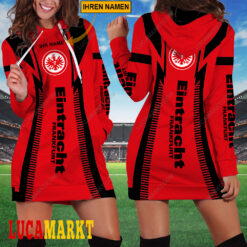 Eintracht Frankfurt - Damenkleid mit Kapuze Sonderausgabe mit Ihrem Namen