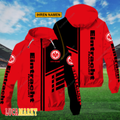 Eintracht Frankfurt - FlexZip Hoodie Neue Edition mit Ihrem Namen