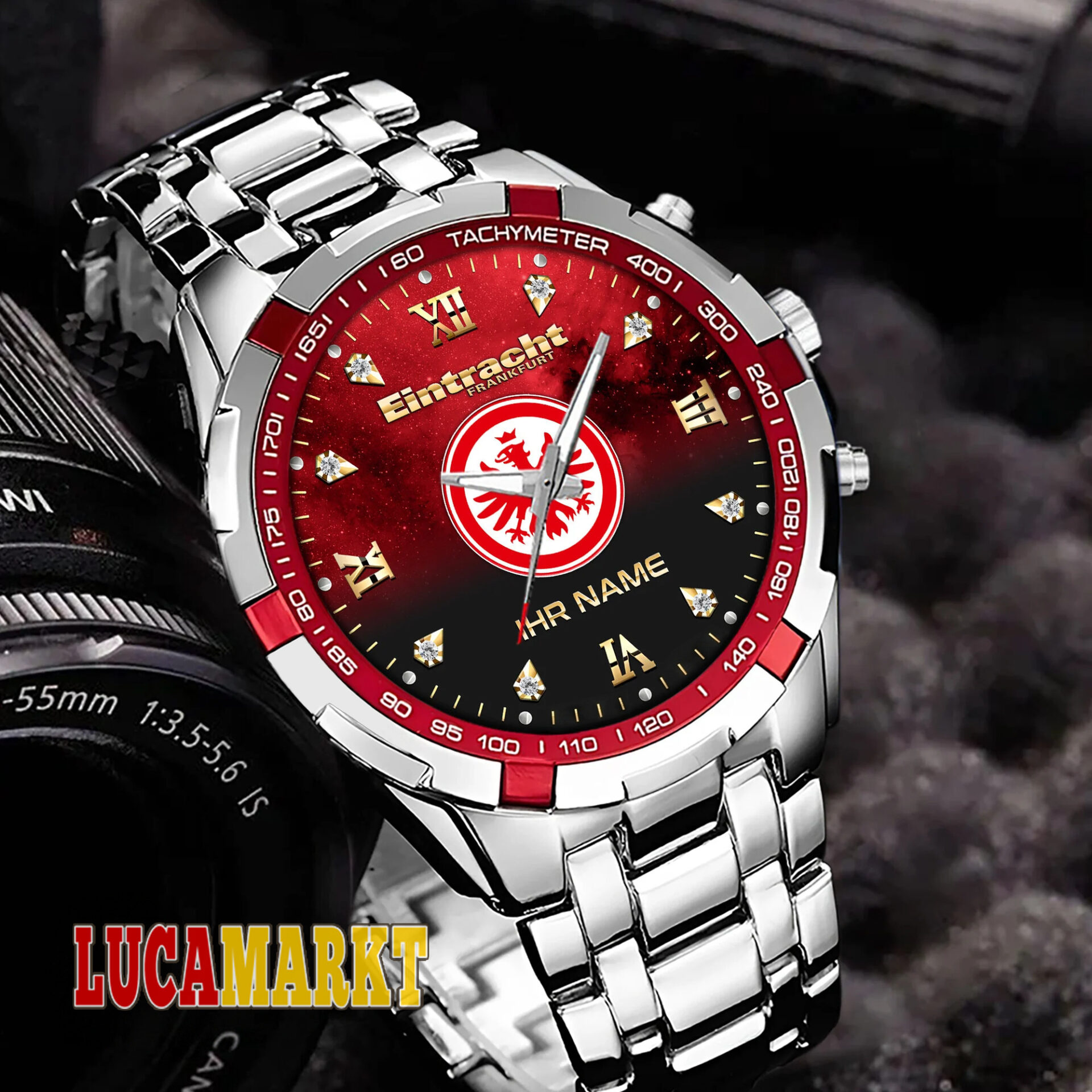 Eintracht Frankfurt – Aurora Uhr Neue Edition mit Ihrem Namen Eintracht Frankfurt – Aurora Uhr Neue Edition mit Ihrem Namen