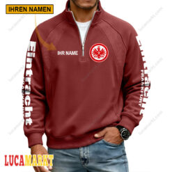 Eintracht Frankfurt - Pullover mit Reißverschluss Sonderausgabe mit Ihrem Namen