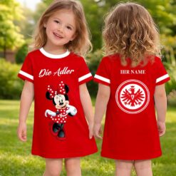 Eintracht Frankfurt – Mädchenkleid Minnie mit Ihrem Namen