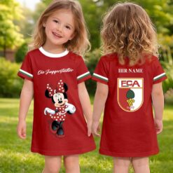 FC Augsburg – Mädchenkleid Minnie mit Ihrem Namen