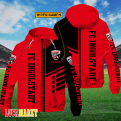 FC Ingolstadt 04 - FlexZip Hoodie Neue Edition mit Ihrem Namen