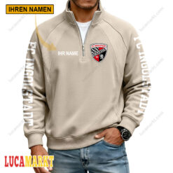 FC Ingolstadt 04 – Pullover mit Reißverschluss Sonderausgabe mit Ihrem Namen