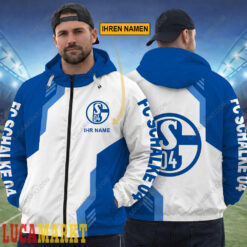 FC Schalke 04 - FlexZip Hoodie Sonderausgabe mit Ihrem Namen