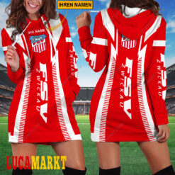 FSV Zwickau - Damenkleid mit Kapuze Sonderausgabe mit Ihrem Namen