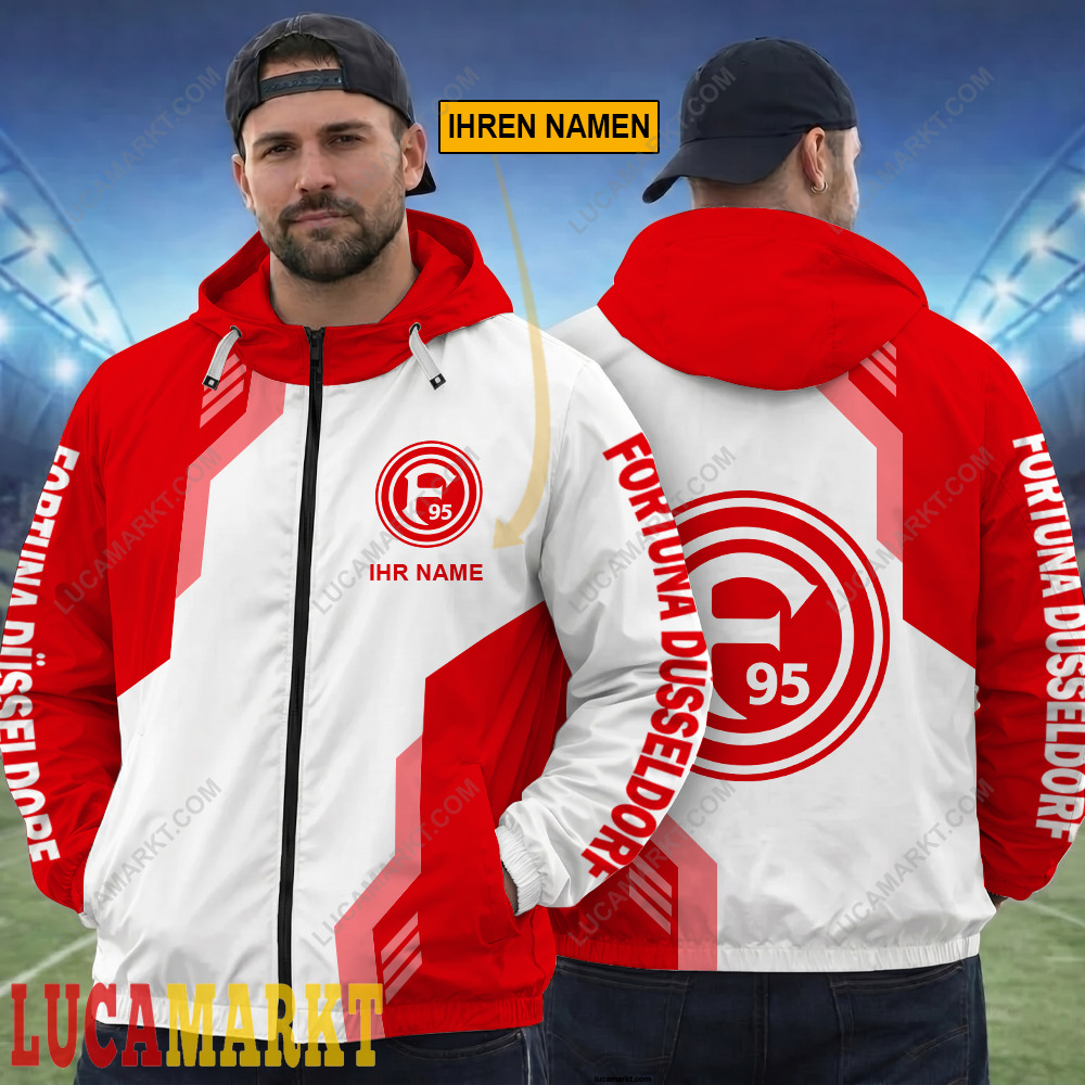 Fortuna Düsseldorf – FlexZip Hoodie Sonderausgabe mit Ihrem Namen Fortuna Düsseldorf – FlexZip Hoodie Sonderausgabe mit Ihrem Namen