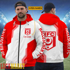 Hallescher FC - FlexZip Hoodie Sonderausgabe mit Ihrem Namen