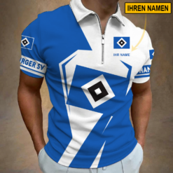 Hamburger SV - Reißverschluss Poloshirt Sonderausgabe mit Ihrem Namen