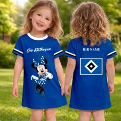 Hamburger SV – Mädchenkleid Minnie mit Ihrem Namen