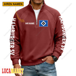 Hamburger SV – Pullover mit Reißverschluss Sonderausgabe mit Ihrem Namen