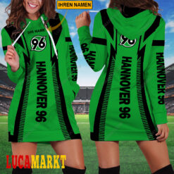 Hannover 96 - Damenkleid mit Kapuze Sonderausgabe mit Ihrem Namen