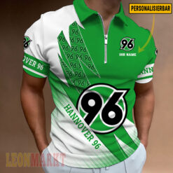 Hannover 96 - Reißverschluss Poloshirt Neue Version mit Ihrem Namen