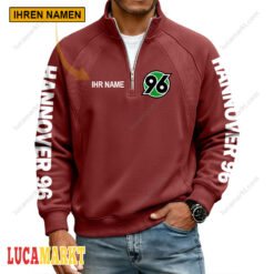 Hannover 96 – Pullover mit Reißverschluss Sonderausgabe mit Ihrem Namen