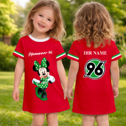 Hannover 96 - Mädchenkleid Minnie mit Ihrem Namen