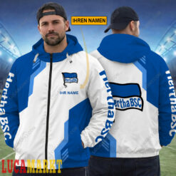 Hertha BSC - FlexZip Hoodie Sonderausgabe mit Ihrem Namen