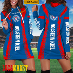Holstein Kiel - Damenkleid mit Kapuze Sonderausgabe mit Ihrem Namen