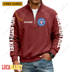 Holstein Kiel – Pullover mit Reißverschluss Sonderausgabe mit Ihrem Namen