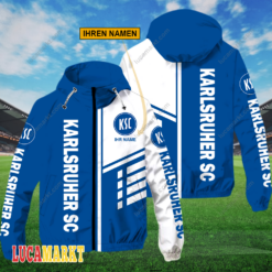 Karlsruher SC - FlexZip Hoodie Neue Edition mit Ihrem Namen