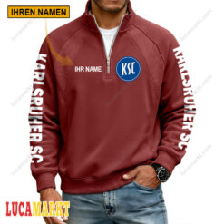 Karlsruher SC – Pullover mit Reißverschluss Sonderausgabe mit Ihrem Namen