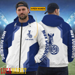 Msv duisburg - FlexZip Hoodie Sonderausgabe mit Ihrem Namen