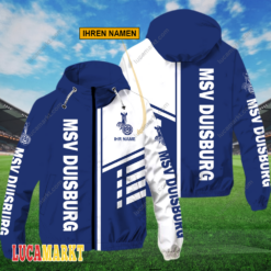 Msv duisburg - FlexZip Hoodie Neue Edition mit Ihrem Namen
