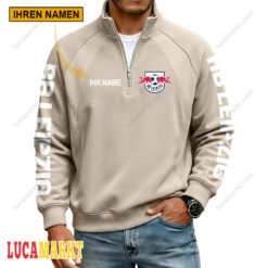 RB Leipzig – Pullover mit Reißverschluss Sonderausgabe mit Ihrem Namen