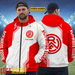 Rot-Weiss Essen - FlexZip Hoodie Sonderausgabe mit Ihrem Namen