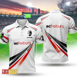 SC Freiburg - Polo Hemd Sportlicher Stil mit Ihrem Namen