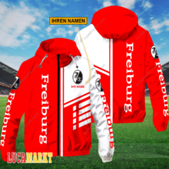 SC Freiburg - FlexZip Hoodie Neue Edition mit Ihrem Namen