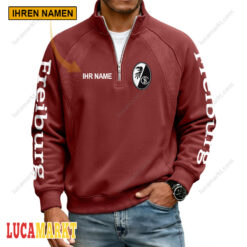 SC Freiburg - Pullover mit Reißverschluss Sonderausgabe mit Ihrem Namen