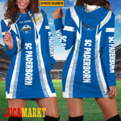 SC Paderborn 07 - Damenkleid mit Kapuze Sonderausgabe mit Ihrem Namen