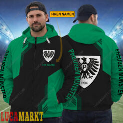 SC Preußen Münster - FlexZip Hoodie Sonderausgabe mit Ihrem Namen