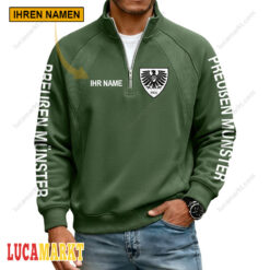 SC Preußen Münster - Pullover mit Reißverschluss Sonderausgabe mit Ihrem Namen