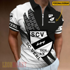SC Verl - Reißverschluss Poloshirt Neue Version mit Ihrem Namen