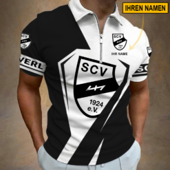 SC Verl - Reißverschluss Poloshirt Sonderausgabe mit Ihrem Namen