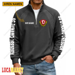 SG Dynamo Dresden - Pullover mit Reißverschluss Sonderausgabe mit Ihrem Namen