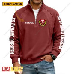 SG Dynamo Dresden – Pullover mit Reißverschluss Sonderausgabe mit Ihrem Namen